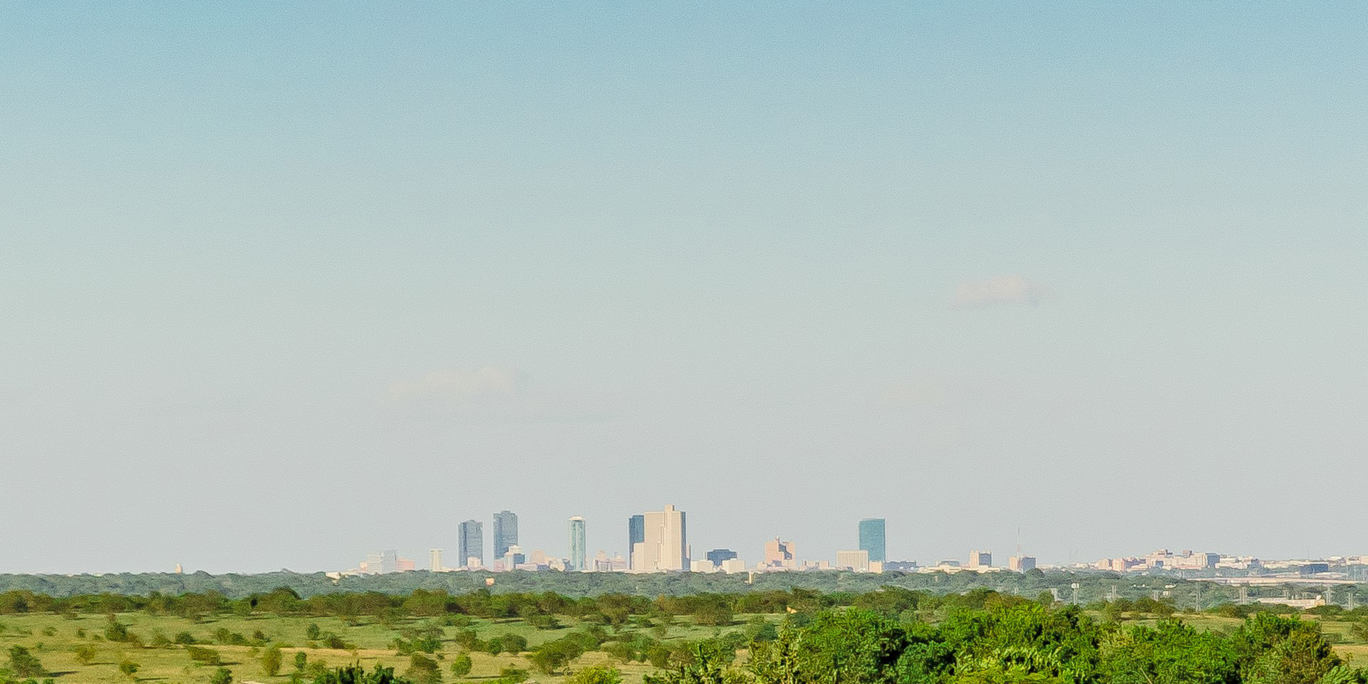 Fort Worth skyline from Ventana community