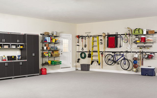 Garage Organization courtesy Rubbermaid